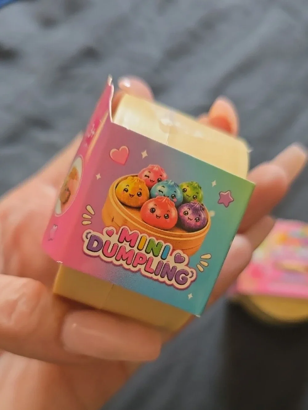 2 Mini Dumpling Surprise Collectible Toy - Pink & Yellow Packaging